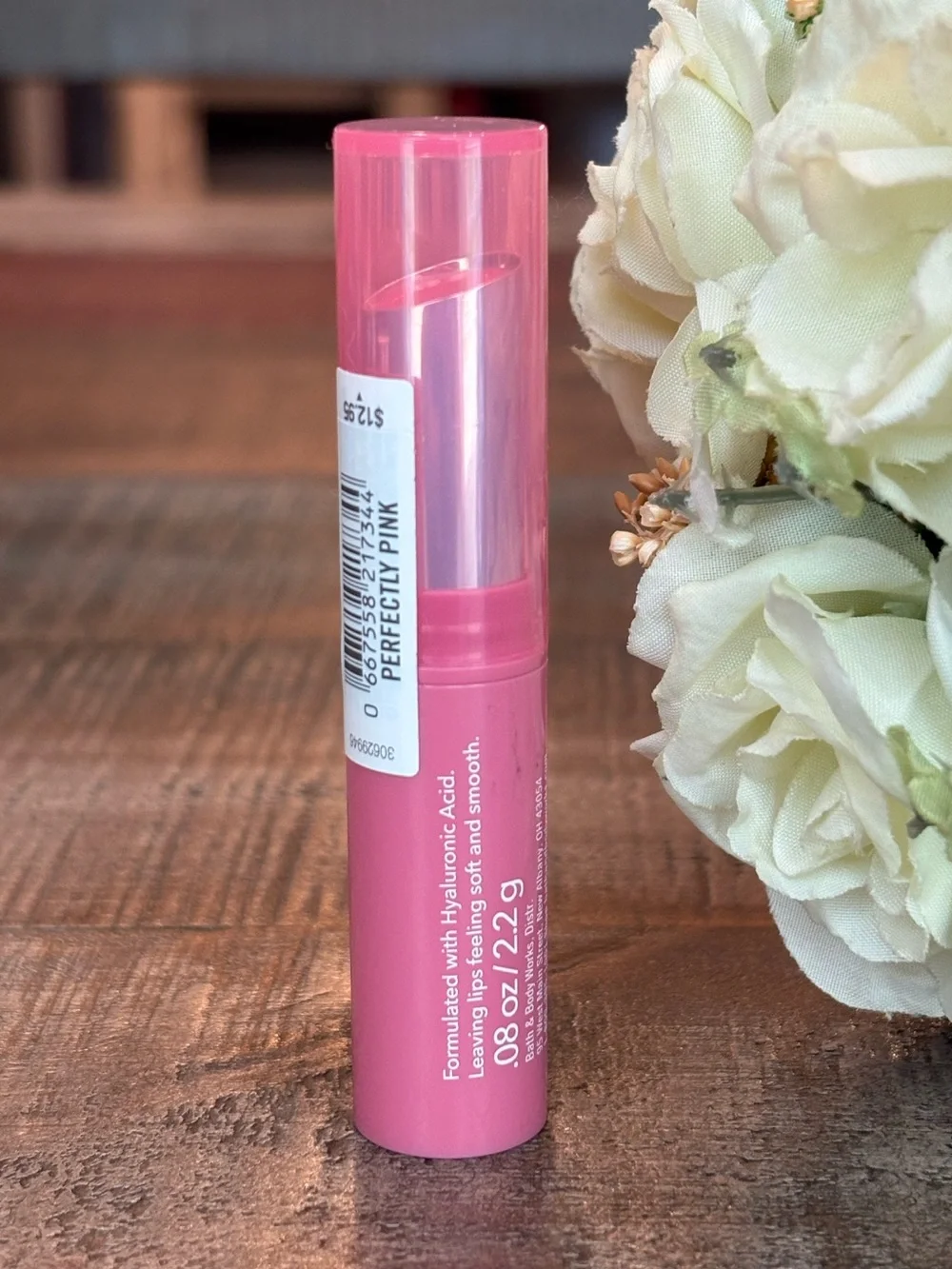 NEW Bath & Body Works NOURISHING LIP TINT in PERFECTLY PINK!